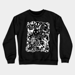 Little Doodle Monsters #1(inverted) Crewneck Sweatshirt